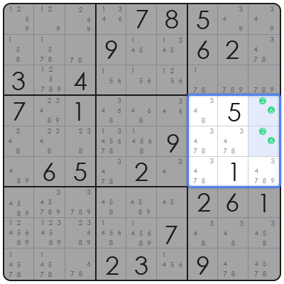 sudoku app with auto candidate mode