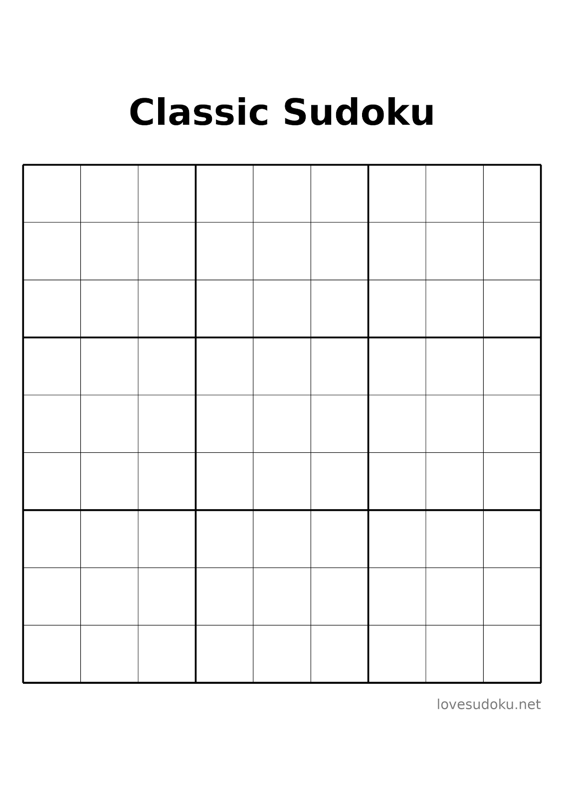 sudoku easy print